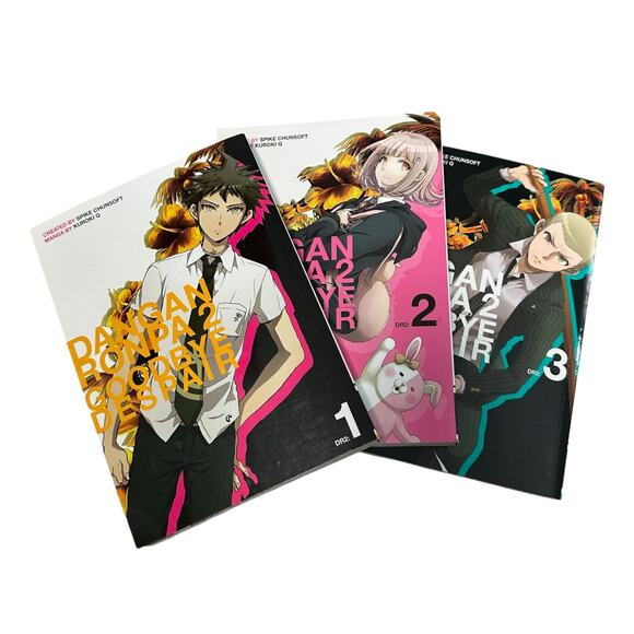 Danganronpa 2: Goodbye Despair Manga Complete Set Volumes 1-3 Anime Japan - Picture 1 of 8